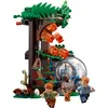 A LEGO Jurassic World Carnotaurus Gyrosphere Escape set with two minifigures and a dinosaur. Produktbild-Vorschau