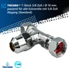 tecuro T-Stück 3/8 Zoll / Ø 10 mm Abzweigverteiler für Produktbild-Vorschau 4
