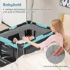 COSTWAY 5 in 1 Beistellbett Baby, Reisebett mit Stubenwagen Produktbild-Vorschau 7