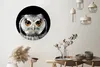 MuchoWow® Aluminium Wandkreis Nahaufnahme Eule Ø 90 cm Produktbild-Vorschau 2