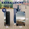 MuchoWow® Koffer Handgepäck Trolley Rollkoffer Kleine Produktbild-Vorschau 5