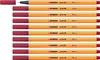 STABILO® 88/50 Fineliner - bod 88 - tmavočervený Náhľad obrázku produktu 13