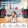 Hlučná přepážka se zaoblenými rohy - 160 x 40 cm, šedá Náhled obrázku produktu 5