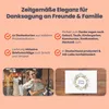 Friendly Fox 12 Dankeskarten Blumenkranz, Dankeschön Karten Produktbild-Vorschau 3