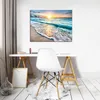 Leinwandbild Strand Meer 100x70 cm XXL Natur Nordsee Produktbild-Vorschau 2