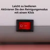A close-up of a red and black switch with German text above it. Produktbild-Vorschau