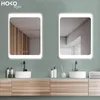 HOKO LED Wandspiegel 60x80 cm – Moderne Badspiegel mit Produktbild-Vorschau 2