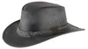 Scippis Outdoor Western-Lederhut Williams geflochtenes Band in schwarz