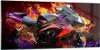 Bilder auf glas - Motorrad Feuer Abstraktion - 120x50cm - Produktbild-Vorschau 1