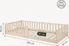 Letto per bambini 'Tanna' da terra 90 x 200 cm Letto Anteprima dell’immagine prodotto 7