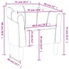 The Living Store Clubsessel Dunkelgrau Samt Produktbild-Vorschau 9