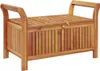 vidaXL Garten-Truhenbank mit Kissen 91 cm Massivholz Akazie Produktbild-Vorschau 6