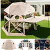 Padiglione pop-up VEVOR, 4,57 x 4,57 m, 13 lati, tenda da Anteprima dell’immagine prodotto 1