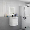 Badezimmermöbel 50cm CINIC-Serie Mineralguss Waschtisch mit Produktbild-Vorschau 3