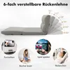 COSTWAY Niska rozkładana sofa z 2 poduszkami, rozkładana Podgląd zdjęcia produktu 7