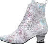 Simen Schnürstiefeletten Damen 32303131383734 Weiß 37 EU Produktbild-Vorschau 2