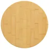 Piano tavolo vidaXL Ø 40 x 2,5 cm in bambù Anteprima dell’immagine prodotto 4