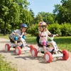 Go-kart per bambini COSTWAY, auto a pedali con sedile Anteprima dell’immagine prodotto 2
