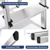 Sekey Trittleiter 3 Stufen klappbar aus Aluminium, bis 150 Produktbild-Vorschau 3