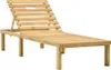A wooden lounger on a white background. Anteprima dell’immagine prodotto