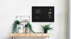 Lavagna nera da gesso 70x50 cm con cornice nero in legno Anteprima dell’immagine prodotto 2