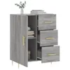 The Living Store Sideboard Grau Sonoma 69,5x34x90 cm Produktbild-Vorschau 4