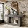 Wanbor console tafel, 160 cm lang. Twee-laags console tafel Productafbeelding-voorbeeld 6