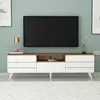Homidea Lunar - Meuble TV bas de 180 cm avec portes et Produktbild-Vorschau 1