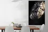 MuchoWow® Poster Frau - Gold - Schwarz 80x120 cm - Produktbild-Vorschau 2