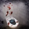 Oblique Unique Halloween Hand Sticker Toilettendeckel Produktbild-Vorschau 3