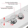 Duschpaneel Edelstahl Duschsäule Regendusche Massage Produktbild-Vorschau 10