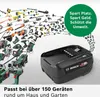 A collection of Bosch power tools and a battery charger are shown, with promotional text. Voir les images du produit