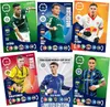 A collage of six soccer trading cards, each featuring a different player and team. Podgląd zdjęcia produktu