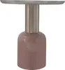 Beistelltisch Esmeralda Deco 700 Altrosa / Silber Produktbild-Vorschau 1