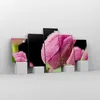 Bild auf Leinwand - Leinwandbild - Tulpe Blumen Tau - Produktbild-Vorschau 4