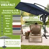 tillvex® Aluminium Parasol rechthoekig Ø 330 cm + afdekking Productafbeelding-voorbeeld 5