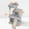 A diagram showing the dimensions of a cat tree. Podgląd zdjęcia produktu