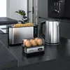 Set da colazione Arendo 3 pezzi, tostapane a 2 fette, cuoci Anteprima dell’immagine prodotto 7