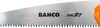 Close-up of a saw blade with branding and model number. Produktbild-Vorschau
