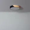 LED Deckenleuchte 18W Rund Holz und Aluminium Ø320 mm CCT Produktbild-Vorschau 8