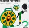 Drillpro 15m Gartenschlauch aus PVC mit 5-fach Sprühdüse, Produktbild-Vorschau 2
