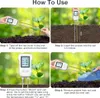 3w1 Wartość pH gleby Temperatura otoczenia Tester Podgląd zdjęcia produktu 6