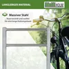 2x Fahrradanlehnbügel mit Knieholm 115x75 cm Stahl Produktbild-Vorschau 2
