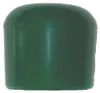 20 Stück - Kappe für Rundrohr D=32/33 mm - L=26 mm GRÜN PVC Produktbild-Vorschau 2