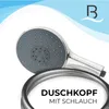 Bath4U Duschkopf 150mm & 3/4 Zoll Anschluss 7 Strahlarten Produktbild-Vorschau 7