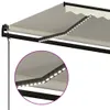 Automatische Markise mit LED & Windsensor 500x350 cm Creme Produktbild-Vorschau 5