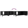 vidaXL Table basse noire 102x50x40 cm Bois composite Voir les images du produit 11