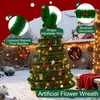 XINZI Guirlande de Noël 15m, guirlande de sapin avec rubans Voir les images du produit 3
