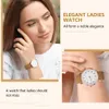 Watch Für Damen, Damen Analog Quarz Uhr mit Leder Armband, Produktbild-Vorschau 3