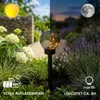 LUMILED Solárne záhradné svietidlo LED, guľa, dymovošedá, Náhľad obrázku produktu 4